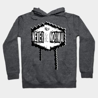 Never Be Normal Throwback Hoodie